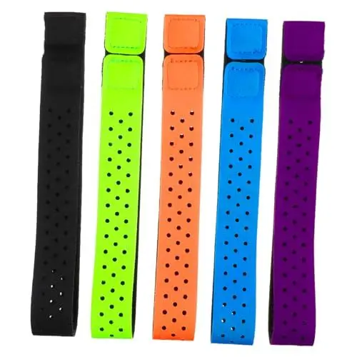 Produktbild: Parliky 5 Stück Lauf Herzfrequenzmesser Armband Herzfrequenzgurt Herzfrequenzmesser Herzfrequenz Armband Herzfrequenzmesser Brustgurt Herzfrequenz Brustgurt Weicher Armgürtel