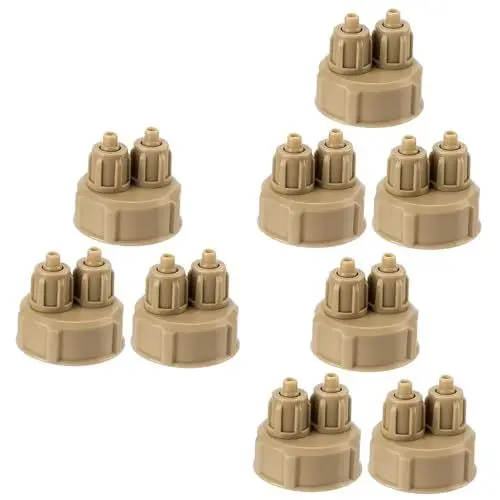Produktbild: Parliky 3sets Aquarium Air Bottle Caps Flasche Deckel Wiederverwendbare Co2 Tragbare Co2 Generator Bequem Diffusor 3pcs * 3