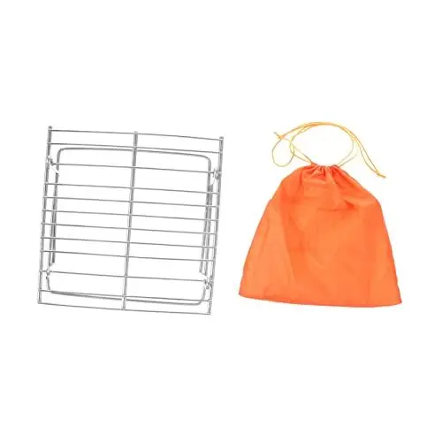 Produktbild: Parliky Grillrost edelstahlrost edelstahlgrill grill bestecke camping-grill tepaniakygrill platte grilll Kohlehalter Klappbarer Lagerfeuergrill Grillständer Grillwerkzeug Rostfreier Stahl