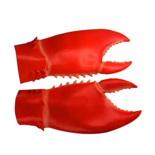 Produktbild: Parliky Halloween Dekorative Maske Kostüm Cosplay Prop Party Maske Rote Krabbe Hand Handschuh