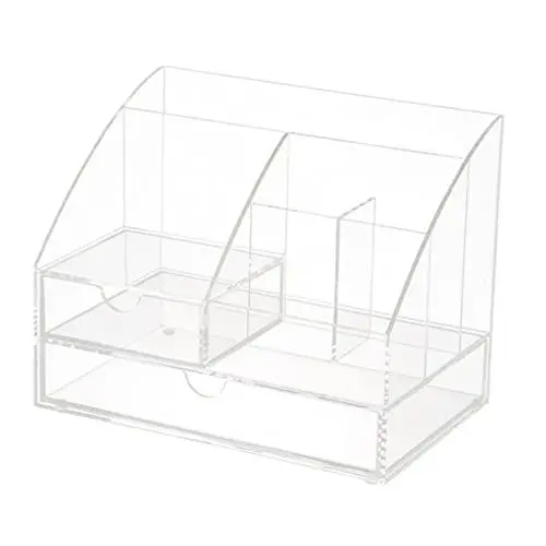 Produktbild: Parliky Multifunktionale Acryl Desktop Storage Box Mit Schublade Büro Schreibtisch Organizer Für Oder Make-up
