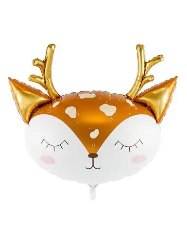 Produktbild: PartyDeco Folienballon Hirsch Hel Luftballon Weihnachten Hängende Dekoration Hirsch Weihnachten