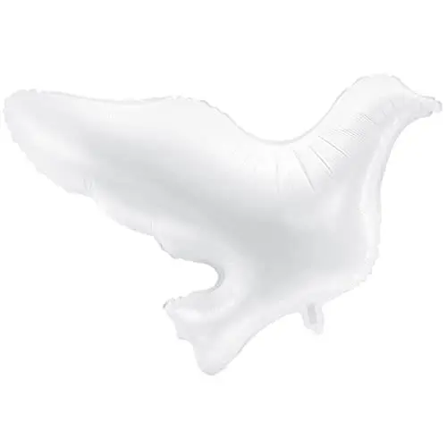 Produktbild: PartyDeco Folienballon Taube weiß 77x66cm Hochzeit Hochzeitstaufe Kommunion