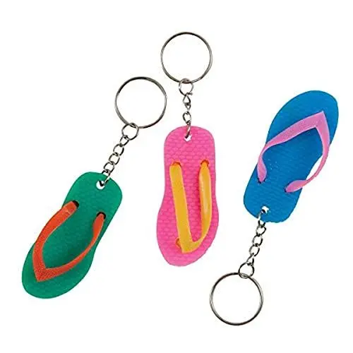 Produktbild: Partygeschenke - Flip-Flop-Schlüsselanhänger - 6er-Pack