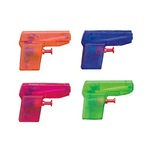 Produktbild: Partygeschenke - Wasserpistolen aus Kunststoff - 8er-Pack