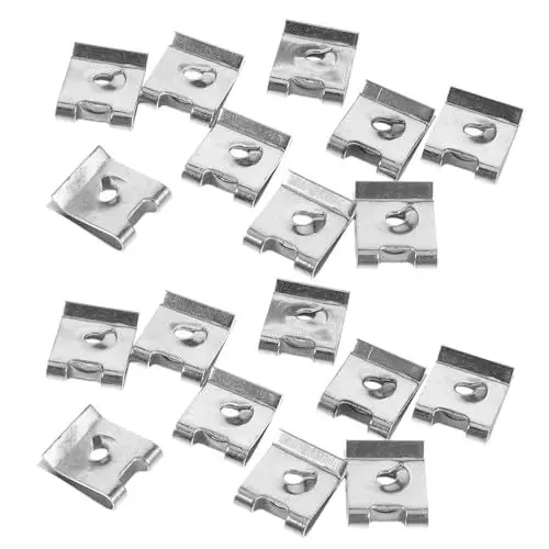 Produktbild: PartyKindom 100 Stücke Metall Clip Für Auto Dekorative Panel Auto Körper Clips Weiß Verzinkt
