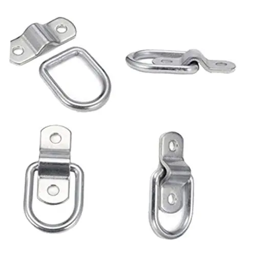 Produktbild: PartyKindom 10 Stücke D-zurranker Auto Pull Kleiderbügel Auto Pull Kleiderbügel Heavy Duty Edelstahl Zurranker für