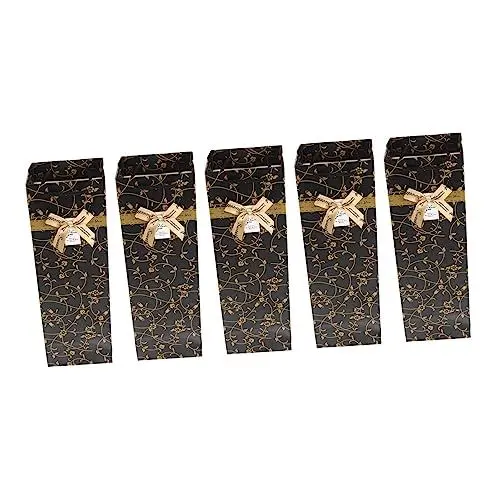 Produktbild: PartyKindom 10St Geschenktüte Behälter für Weinflaschen Einzelhandelstaschen für weinpaket weingeschenktüten rotwein Handtaschen-Organizer-Einsätze Papiertüten tragbare Tasche