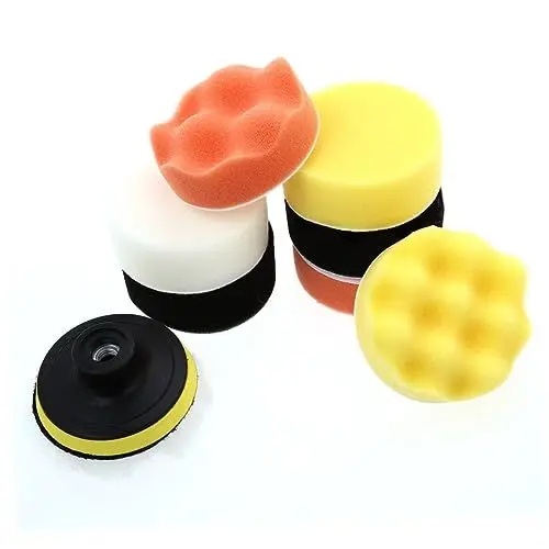 Produktbild: PartyKindom 10 Stück 3 Polierergriff-Stützplatte auto politur set auto polierset Auto-Polierpad-Set car polishers Auto Polierscheiben Set poliermaschine Polierschwamm Pads Pad-Polieren