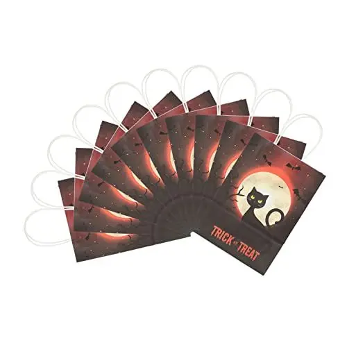 Produktbild: PartyKindom Halloween-leckerli-beutel 10er-set Süßigkeitenbeutel Einzigartige Muster Festival-taschen-kollektion
