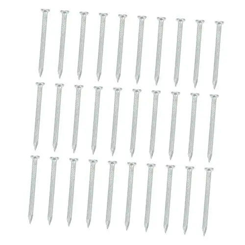 Produktbild: PartyKindom 195 Stück Zement Nagel Hardware-Nägel Stahlbetonnägel gehärteter Stahlnagel Ananasschaufel Nägel aus Zementstahl Punktspitze Stahlnagel hart Zementnägel Wandbolzen Nagel aus Stahl
