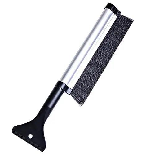 Produktbild: PartyKindom 1Stk Schneeschaufel Telescopic Rod teleskopstöcke schneeriese The Ice schneewe ausziehbare Eisschaufel teleskopische Eisschaufel Autozubehör Eiskratzer Aluminiumlegierung. Silver