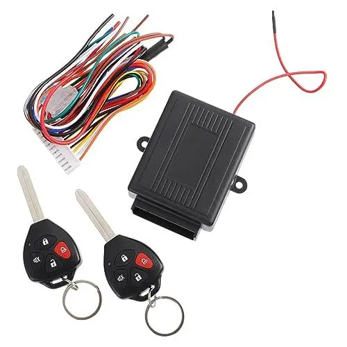 Produktbild: PartyKindom 1 Satz Auto Alarmanlage Fahrzeug Sicherheitssystem ferngesteuerte Autos Auto-Anti-System Auto ferngesteuerte Auto Fernbedienung Auto Alarm Motor automatischer Einbruchalarm Abs