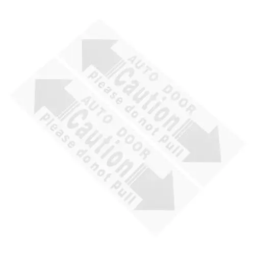 Produktbild: PartyKindom Auto-türschwellenleiste 2er-pack Vorsicht Automatischer Türaufkleber Für Die Im Auto Warnaufkleber