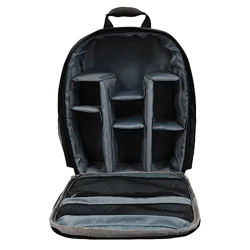 Produktbild: PartyKindom 1stk Fotorucksack Kamera Zubehör Koffer Kamerataschen Kamerarucksäcke Für Fotografen Fototasche Reise Tragetasche Kamera Rucksack Nylon Reisen Aufbewahrungstasche Spiegelreflex