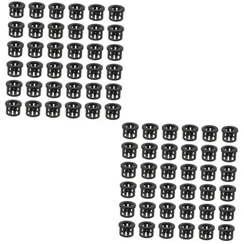 Produktbild: PartyKindom 200 Stk Schutzspule drahtbinderücken kabelschutz Schutzschlauch schlauchverschraubung Kabelhülse Kabelschlauch schnappen Y-Kabel Nylon-Tüllenschutz schwarzer Tüllenschutz Kieselgel