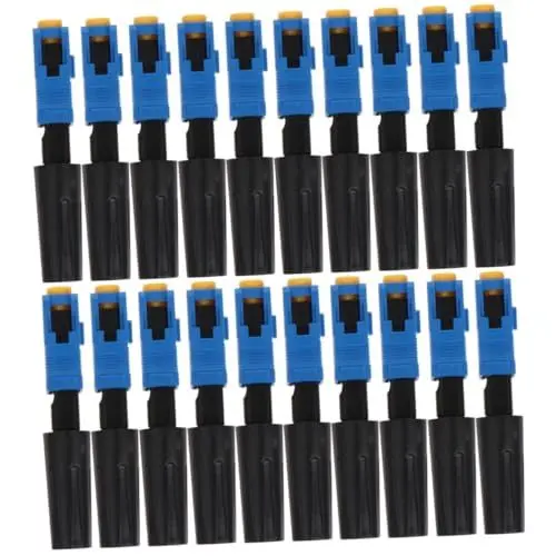 Produktbild: PartyKindom 20 Stk Der Glasfaseranschluss Fc Stecker Auf Buchse Adapter Singlemode-faseranschlüsse Lwl-schnellverbinder、 Glasfaser-kaltanschluss Lwl- Suite Lederfaden Plastik