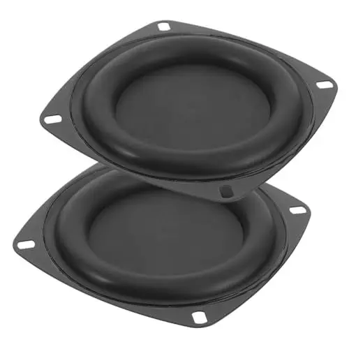 Produktbild: PartyKindom Lautsprecher Membran Platte 4 Zoll Auto Lautsprecher Bass Platten Membran