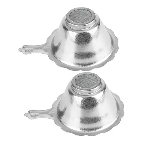 Produktbild: PartyKindom Metalltrichter Lichtempfindliches Harznetz für 3d-drucker Silberfarben 2er-pack Effizientes Harzrecycling