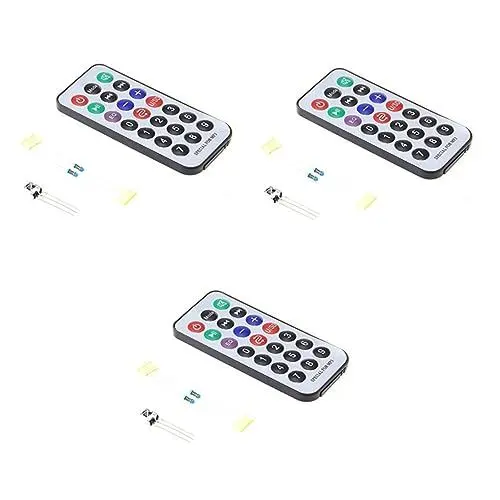 Produktbild: PartyKindom 3St IR-Fernbedienung kabellose Fernbedienung Kit-Fernbedienung Wireless-Kits Fernbedienung Fernbedienung Life time infrarotstrahler für Infrarot-Fernbedienung Modul