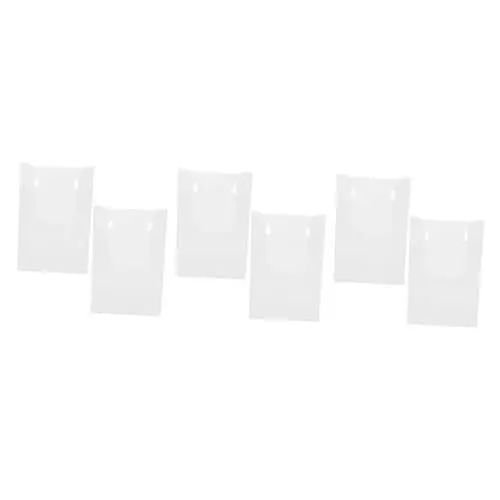 Produktbild: PartyKindom 3 Sätze Daten-rack- Zeitschriftendisplay Literaturveranstalter Papierständer Zeitschriftenhalter Wandhalterung Klarer Dokumentenhalter Acryl Transparent 2 Stück * 3