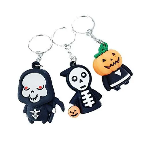 Produktbild: PartyKindom 3st Autoschlüsselhalter Schlüsselringe Lustiger Halloween-schlüsselanhänger Hängender Schlüsselanhänger Kürbis-schlüsselanhänger Schlüsselanhänger Taschen Mädchen Ornament