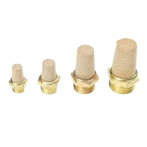 Produktbild: PartyKindom Set Mit 4 Pneumatischen Schalldämpfern Aus Messing Mit Ventilen Und Metallverbindern