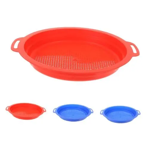 Produktbild: PartyKindom 4 Stück Sandsiebe Für Kinder, Kunststoff, Strandspielzeug, Sieb Für Muscheln Und Sand, Siebpfanne, Für Kinder, Familie, Gartenarbeit, Graben, Reisen, Strandparty, Verwendung Im