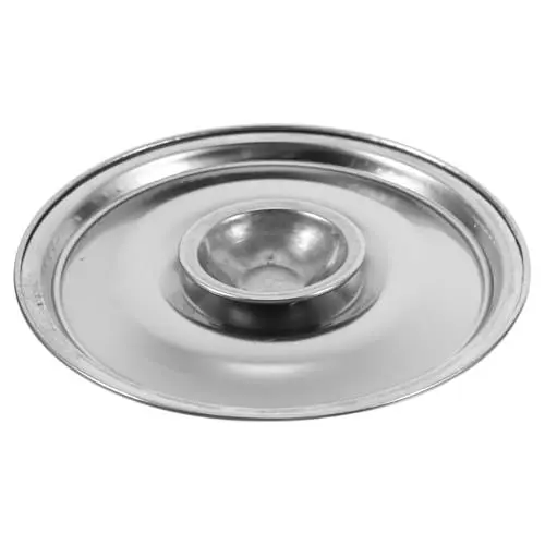 Produktbild: PartyKindom 4 Stück Schüsseldeckel Aus Edelstahl Zubehör Für Bratpfannen Gewürzbeckendeckel Aus Edelstahl Topfdeckelzubehör Milchtopfdeckel Deckel Des Gewürzbeckens Rostfreier Stahl Silver