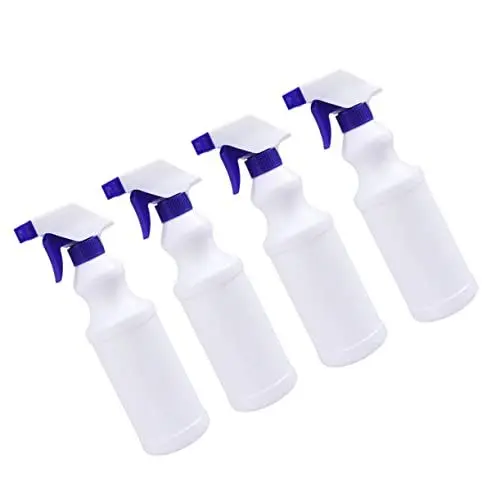Produktbild: PartyKindom 4 Stück sprühflasche sprüher spritzschirm tatsächl sprühnebler garden sprayer spritzflaschen Reinigungsmittel reinigungsknete spruhflasche sprühmopp Alkohol Teppich Weiß