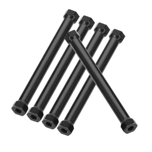 Produktbild: PartyKindom Satz Mit 5 Abstandshaltern Aus Aluminiumlegierung Für Sechskantsäulen Weibliche Abstandshalter Für Die Sechskantstütze Von Aluminiumsäulen