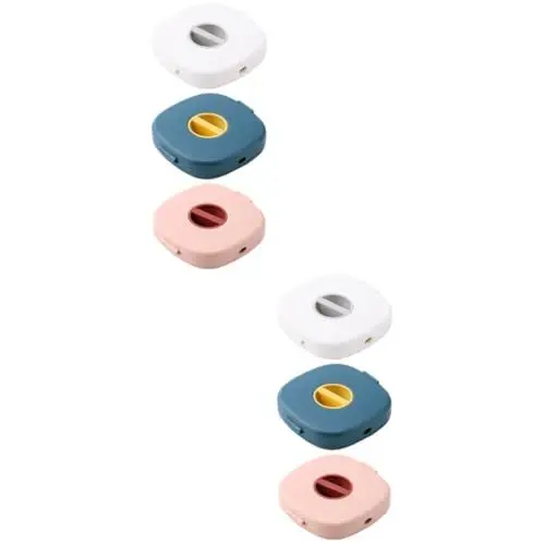 Produktbild: PartyKindom 6 STK Aufbewahrungskiste Kabelaufroller Für Kabel Schnuraufroller USB-Kabel Kabelhalter Kabelaufwicklung Organizer Ladekabel-Organizer Telefonhalterständer Abs Handy Container