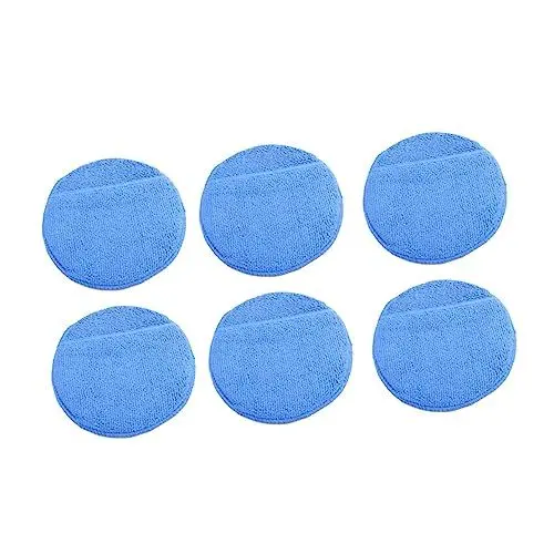 Produktbild: PartyKindom 6 Stück 5 Blaue Wachspoliermittel Wachsschwamm Polierwachsschwamm Blaue Schwammmopps