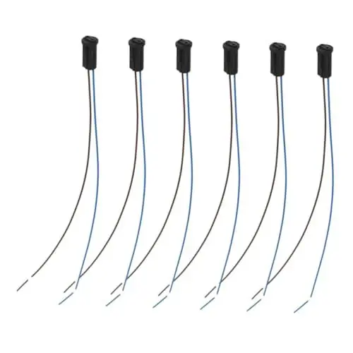 Produktbild: PartyKindom 6 Stück G4-Lampenfassung Glühbirnensteckverbinder Mini-Funksteckdose Glühbirnenfassung Mini-Glühbirne und Fassung LED -Glühbirnenbuchse Licht Steckdose LED-Buchse PVC Schwarz