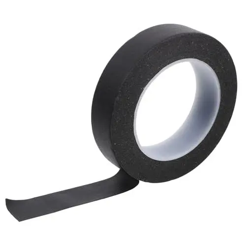 Produktbild: PartyKindom Abdeckband Auto Sprühband Beschriftungsband Klebeband Zum Lackieren Bandbeschriftung Kunstband Malerband Breites Klebeband Papier Black