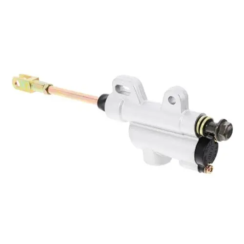 Produktbild: PartyKindom Bremspumpe Hydraulikzylinder Für Motorradbremsen Hydraulischer Zylinder Hinterer Bremszylinder Bremshydraulikzylinder -hauptbremszylinder Hinten Light Grey Metall