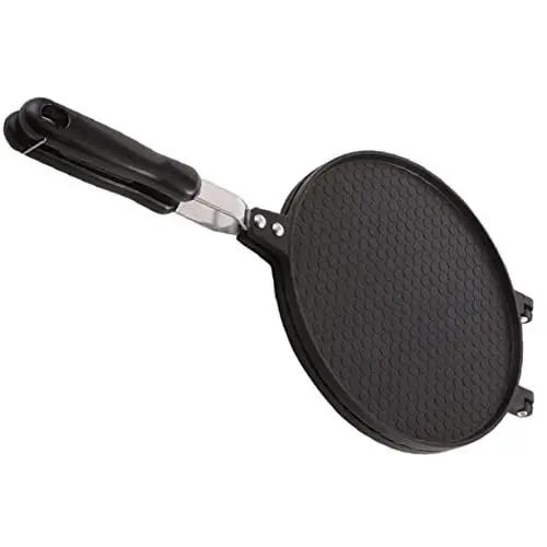 Produktbild: PartyKindom Eierbrötchenmaschine Eiswaffeleisen Mehrzweckwerkzeug Waffeltütenmaschine Eierwaffeleisen Mini-waffeleisen Krumkake-eisen Omelettteller Crêpe-pfanne Konisch Aluminium Kegelmaschine