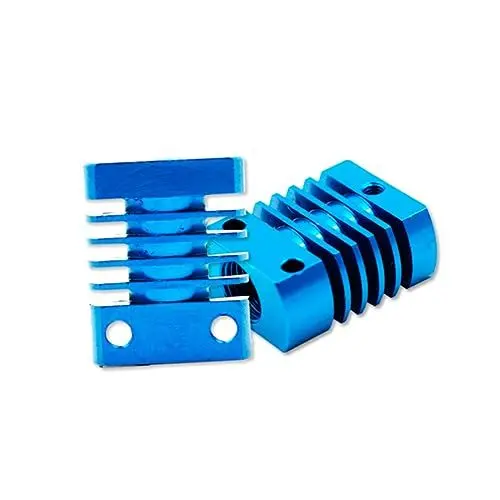 Produktbild: PartyKindom Aluminium Kühlkörper Block Für Extruder Blaue Wärmeableitungs-aluminiumrohr Für Kühlung Geeignet