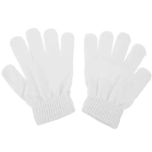 Produktbild: PartyKindom Kinder Handschuhe Winter Strickhandschuhe für Kinder dehnbar warm Handschuhe für Jungen Mädchen (4–12 Jahre), weiß, 85