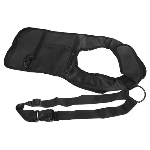 Produktbild: PartyKindom Multifunktionale Herren Unterarmtasche Nylon Schwarz mit Versteckten Fächern Geeignet für Anzug Hemd und Freizeitkleidung Verstellbar für Unterwegs