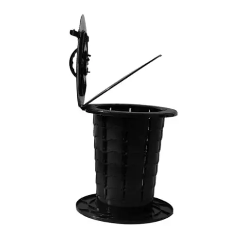 Produktbild: PartyKindom Campingtoilette mobile Campingtoilette mobile Toilette notfall-toilette Autotoilette für Erwachsene Bettpfannen für Krankenhäuser Toilette tragbar Bootstoilette pp
