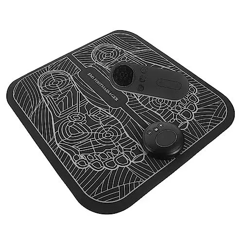 Produktbild: PartyKindom Tragbares Massagegerät 1 Set Massage Fußmatte Automatische Reise Abs Elektromatte Reflexzonenmatte