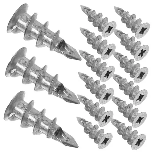 Produktbild: PartyKindom Wandanker 400 Stk Dehnschraube Schraubanker Trockenbau Wand Maueranker für Trockenbau Dübelset für Trockenbauwände Spiral- Beton Bilder aufhängen Suite Ankerbolzen Trockenbauanker