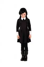 Produktbild: PartyXPeople Wendy Kleid Kind | Gr. 152 I Inkl. weiße Armmanschetten I Praktische Details I Geeignet für Halloween, Karneval, Mottopartys und Role-Play