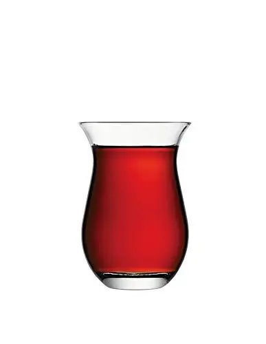 Produktbild: Pasabahce Grosse Türkische Teegläser, Orientalisches Teeglas, Galata 42611, 6 Stück, Transparent/Klar