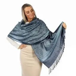 Produktbild: Schal Damen-Schal-Kashmir Weich wie Kashmir- Schal-Seide Leicht-Schal Herbst-Halstuch Damen-Pashmina-Schal Herren-Schal Damen Winter-Schals und Tücher für Damen-Schal Winter-Halstuch. (Jeans Blue)