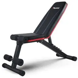 Produktbild: PASYOU Hantelbank Klappbar Verstellbar, Multifunktions Trainingsbank Schrägbank für Ganzkörper-workout，7 in 1 Fitnessbank für zu Hause oder im Fitnessstudio, 230kg Gewichtskapazität