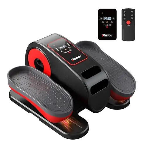 Produktbild: PASYOU Mini Ellipsentrainer für Zuhause, Untertisch Elektrischer Pedaltrainer, Crosstrainer Beintrainer für Senioren, 12 Einstellbare Geschwindigkeit, Leiser und Tragbarer Stepper mit Fernbedienung