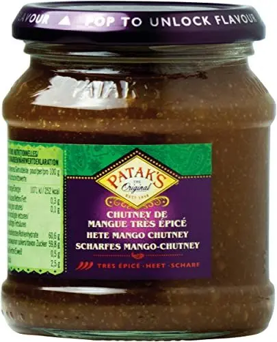 Produktbild: Patak`s Mango Chutney, scharf, 340 g