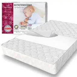Produktbild: PATAYA Matratzenschoner 50x70 wasserdichte Matratzenauflage - sowie eine inkontinenzauflage für Baby/Kinder, Matratzenschutz, inkontinenzunterlage waschbar (50x70 cm)
